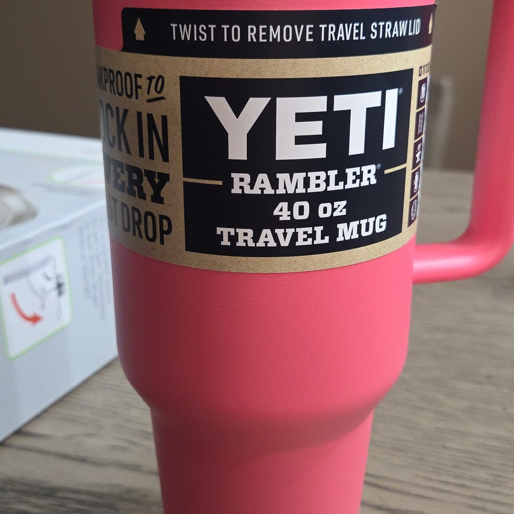 YETI Rambler 40 oz Travel Mug - Pink - Picture 2 of 8